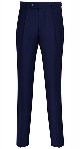 Школьные брюки с классической посадкой STENSER, цвет синий