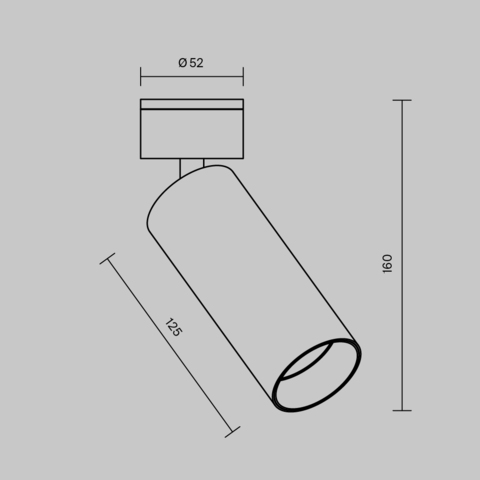 Накладной светодиодный светильник Maytoni FOCUS LED C055CL-L12W4K-W-BS