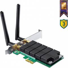 TP-Link ARCHER T4E сетевой адаптер PCI Express; диапазоны Wi-Fi: 2.4ГГц / 5ГГц