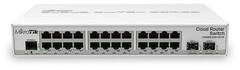 MikroTik CRS326-24G-2S+IN Коммутатор,24Gigabit Ethernet, 2 SFP+ настольное исполнение