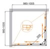 Cezares MOLVENO-A-2-100-C-GM-IV MOLVENO-A-2-100-C-GM-IV Душевой уголок
