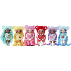 Валентинка На На На Сюрприз Ева Эвермор Лавандовый Мишка Тедди