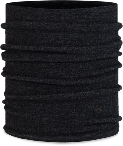Картинка шарф-труба Buff Merino Fleece Black - 6