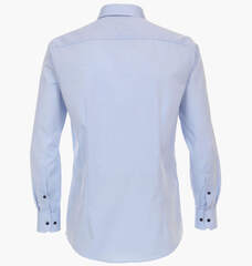 Сорочка мужская Venti Modern Fit 123942202-115 голубая, удлиненный рукав