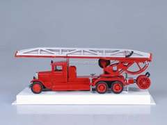 ZIS-6 Firefighter Automotive fire ladder LOMO-AVM 1:43