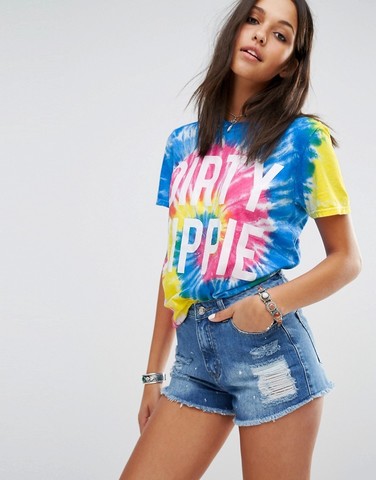 Missguided Tie Dye T-Shirt