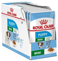 Влажный корм Royal Canin Mini puppy для щенков мелких пород, 12 шт x 85 г