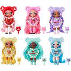 Валентинка На На На Сюрприз Ева Эвермор Лавандовый Мишка Тедди