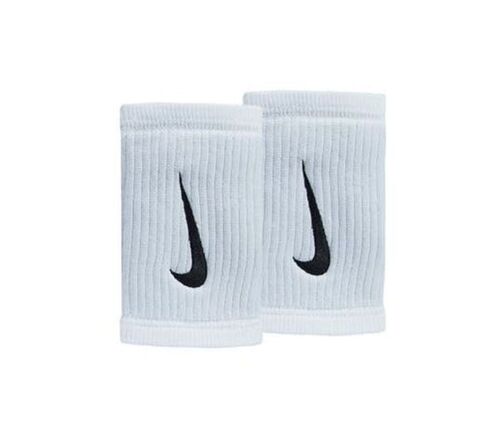 Напульсники теннисные Nike Dri-Fit Reveal Double-Wide Wristbands - white/cool grey/black