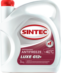 Антифриз Sintec Luxe красный G12+ (-40) 3 кг