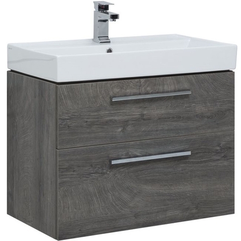 Aquanet 242260 Компл.2 - Тумба Nova 75 2 ящ. цв.дуб рошелье (242260)