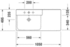 Раковина мебельная Duravit P3 Comforts 2333100030