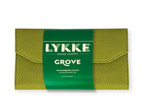 Набор бамбуковых разъемных спиц Lykke Green Basketweave Effect 7 см