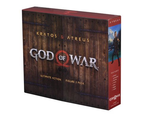 Бог Войны 4 фигурки подвижные Кратос и Атрей 2018 Ultimate
