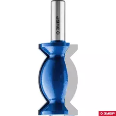 ЗУБР 32 x 57 мм, хвостовик 12 мм, фреза кромочная фигурная №9, Профессионал (28720-32)