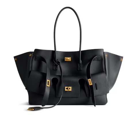 Сумка BALENCIAGA Bel Air Carry All Bag черный/золото