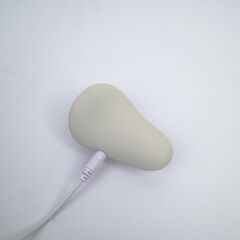 Серый вибромассажёр Opal - 