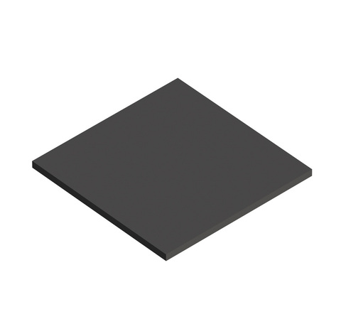 Cezares CADRO-30/30-MENS-NERO Вставка для подвесной металлической полки, Nero, 257x257