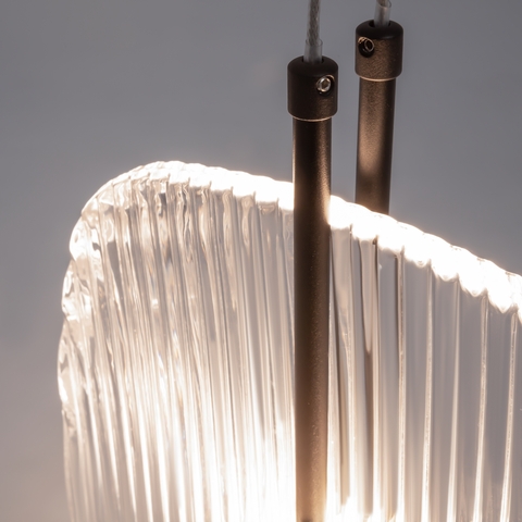 Подвесной светодиодный светильник Maytoni Eclipse MOD152PL-L1BK