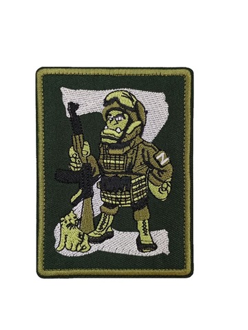 Патч Орк Z вышитый (с котиком)