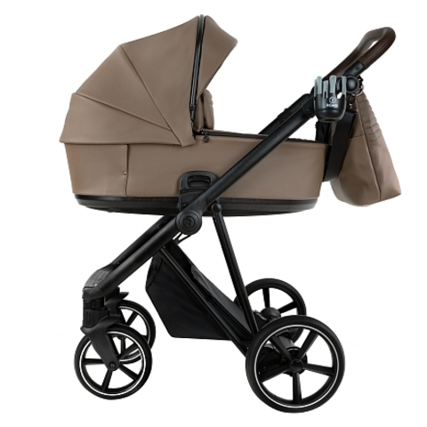 ROAN Коляска 2 в 1 Sol короб + прогулка leather/Camel/Black