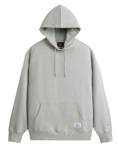 Толстовка Alpha Industries Essential French Terry Hoodie Gen II Light Grey (Серый)