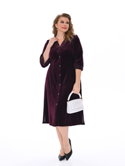 4067 Халат на пуговицах