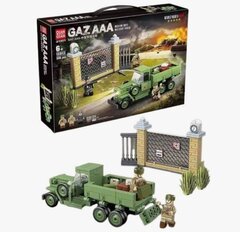 Конструктор Военная Машина ГАЗ, 398 дет.