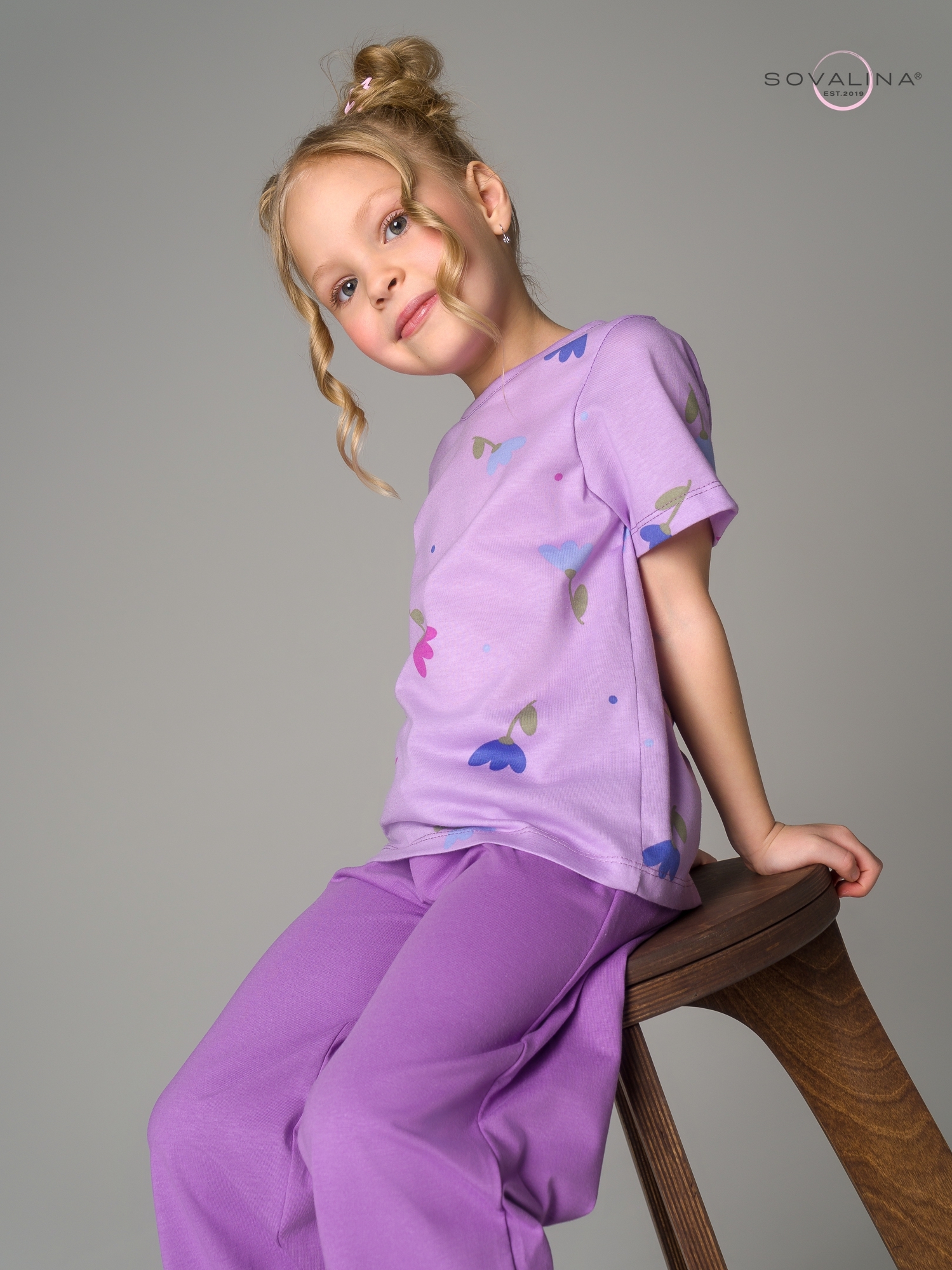 Костюм Лето сиреневый колокольчик-сирень