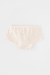 трусы/ уп  для девочки  К 1964-3уп/бл.персиковый,пыльный персик,морковки
