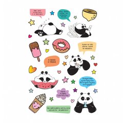 
          Наклейки-стикеры Контэнт-Канц, А5, 144x210 мм, "Пандыча", 12 л., черные, бумага, 450+ наклеек