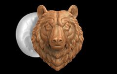 Силиконовый молд № 556 Медведь