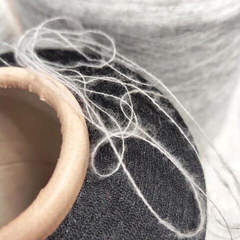 Вспушенный кашемир на шелке POLIPELI / BEN 2500 серый меланж