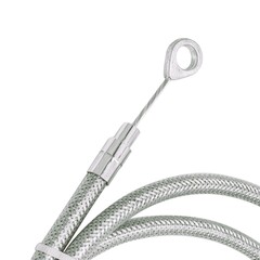 Трос сцепления для Harley Davidson Dyna / Touring / Softail / 150 см, нержавеющая сталь, серебристый, универсальный