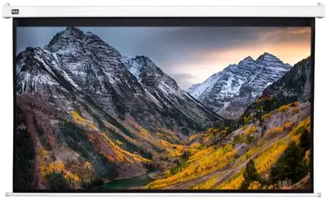 Экран Cinema S'OK SCPSMC-186x104ED45 Pro 84'' 16:9 для встраивания в потолок, моторизованный, с боковым натяжением, Anti Light, белый корпус, ED 45см