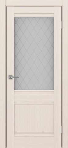 Турин_502U.21.30 ЭКО-шпон Ясень перламутровый-Кристалл б.цв/Щит МДФ