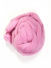 Шерсть для валяния "ТРО", тонкая мериносовая шерсть 100г, камелия