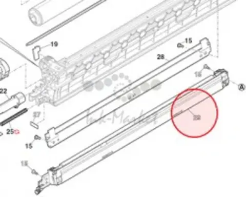 Комплект главного коротрона для Sharp BP50Cxx, BP55C, BP60Cxx, BP70Cxx