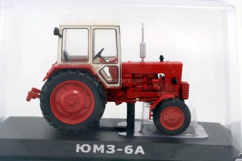 Tractor YuMZ-6AK (6A) red-white 1:43 Hachette #130