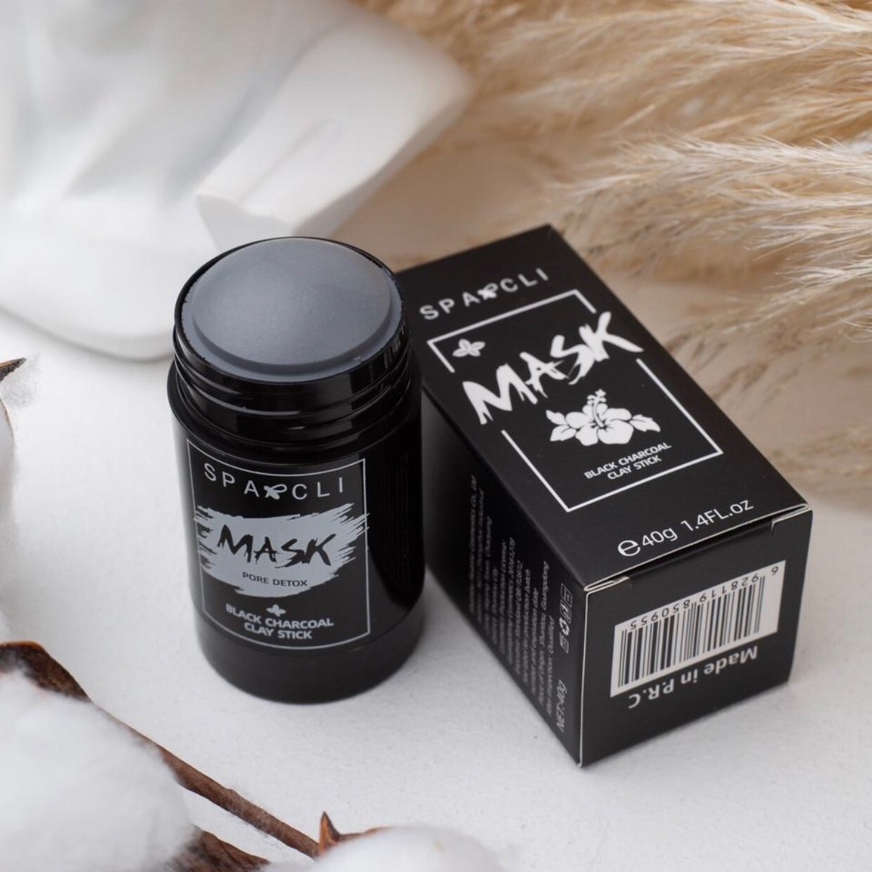 Глиняная маска-стик с экстрактом угля Sparcli Black Charcoal Clay Mask Stick