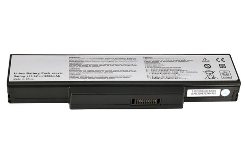 Аккумулятор для Asus K72 A32-K72 (10.8V 6600mAh)