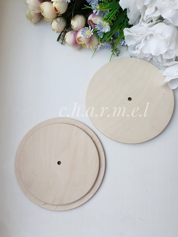 Wooden lid for basket 10/8