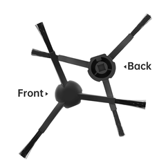 Боковая щетка (набор из 2 шт черных) для D9 Pro/D9Max/L10Pro (Black) (RSB2)