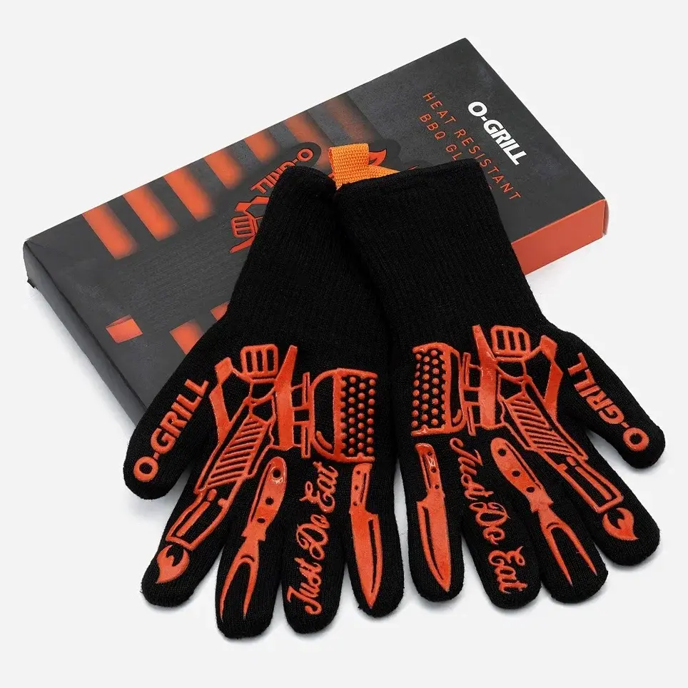 Перчатки жаростойкие для барбекю O-Gloves