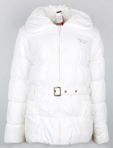 Белая демисезонная куртка на синтепоне Girandola
