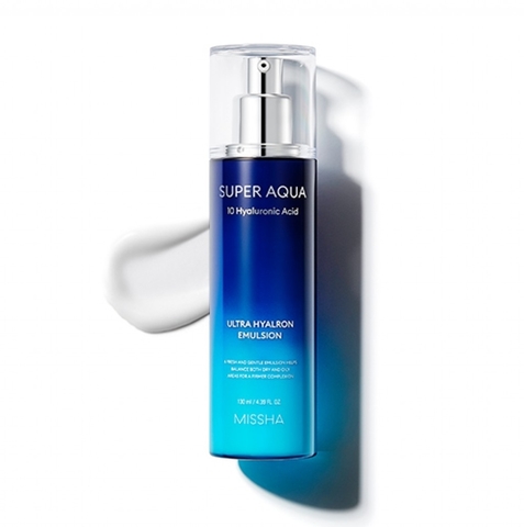 Missha Super Aqua Ultra Hyalron Emulsion увлажняющая эмульсия с гиалуроновой кислотой