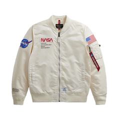 Бомбер Alpha Industries L-2B NASA Gen II OFF WHITE (Белый)