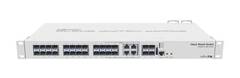 MikroTik Cloud Router Switch 328-4C-20S-4S+RM with 800 MHz CPU, 512MB RAM, 24x SFP cages, 4xSFP+ cages, 4x Combo ports (1xGbit LAN or SFP), RouterOS L5 or SwitchOS (dual boot), 1U rackmount case, Dual