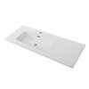 Cezares ECO-CER-N-1200-2C-SO-NCS-P-L ECO-CER-N База под раковину подвесная с двумя выкатными ящиками, левосторонняя, Орех Шоколад Софт, 1200x457x500, ECO-CER-N-1200-2C-SO-NCS-P-L