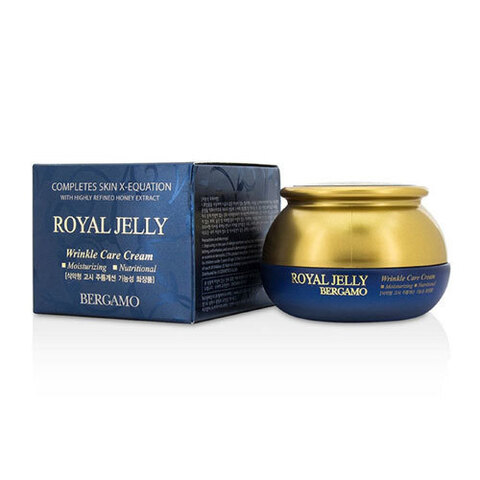 Bergamo Royal Jelly Wrinkle Care Cream - Антивозрастной крем с маточным молочком